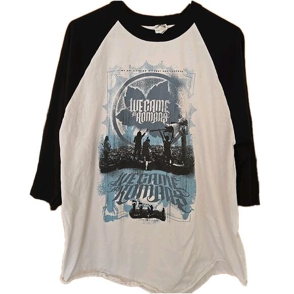 Vintage We Came As Romans Band Tee Black XL Vintage 2000s Raglan AAA - Picture 1 of 5